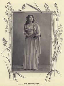 Miss Maud Jeffries de English Photographer