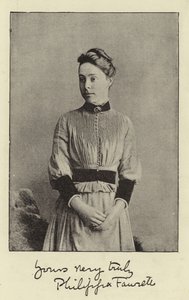 Srta. Philippa Fawcett de English Photographer