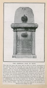 Monumento a Teodoro, Rey de Córcega de English Photographer