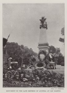Monumento a la difunta Emperatriz de Austria en Cap Martin de English Photographer