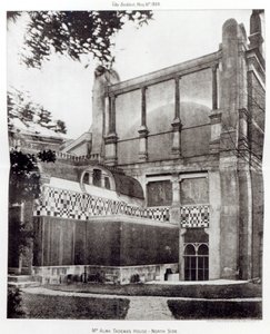 Casa del Sr. Alma Tadema, lado norte, 34 Grove End Road, Londres, 1889