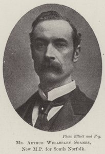 El Sr. Arthur Wellesley Soames, nuevo MP para el sur de Norfolk de English Photographer