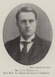El Sr. C P Trevelyan, nuevo MP por la división de Elland en Yorkshire de English Photographer