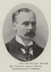 Sr. Charles Arnold White, Abogado General de Madrás de English Photographer