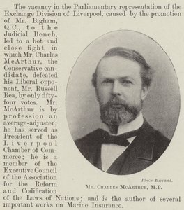 Sr. Charles McArthur, MP de English Photographer