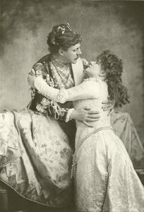 Mr Clyffe y Miss Lingard como Romeo y Julieta (gravure)