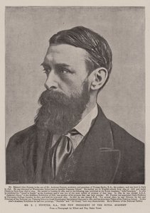 Sr. E. J. Poynter, RA, el nuevo presidente de la Real Academia de English Photographer