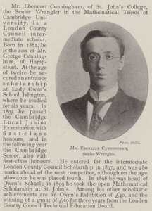 Sr. Ebenezer Cunningham, Senior Wrangler