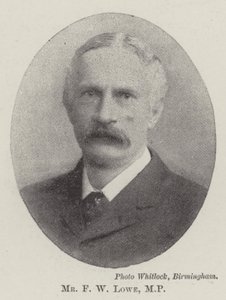 Sr. F W Lowe, MP de English Photographer