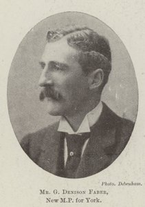 Sr. G Denison Faber, Nuevo MP por York de English Photographer