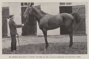 Sr. George Edwardess Santoi, ganador del Jubilee Handicap en Kempton Park de English Photographer