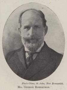 Sr. George Robertson de English Photographer