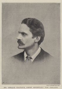 El Sr. Gerald Balfour, Secretario Principal para Irlanda de English Photographer