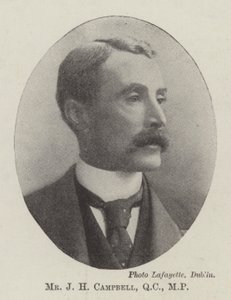 Sr. J. H. Campbell, QC, MP de English Photographer