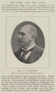 Sr. J L Wilkinson, gerente del Great Western Railway de English Photographer
