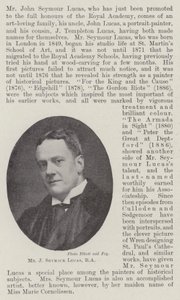 Sr. J Seymour Lucas, RA de English Photographer