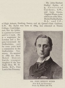 El Sr. John Dudley Ryder