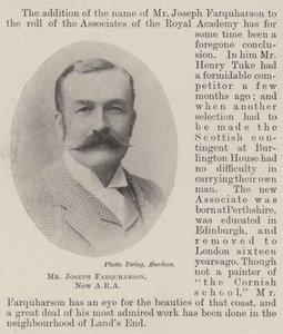 Sr. Joseph Farquharson, nuevo ARA