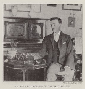 Mr Newman, inventor del cañón eléctrico de English Photographer