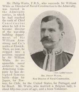 Sr. Philip Watts, nuevo director de construcción naval de English Photographer