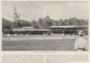 Equipo de Mr. R. S. Lucas vs Barbados, cricket