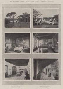 La casa de Mr. Rhodes cerca de Ciudad del Cabo, Groote Schuur de English Photographer