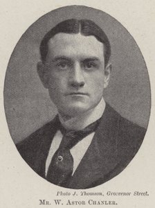 El Sr. W Astor Chanler de English Photographer