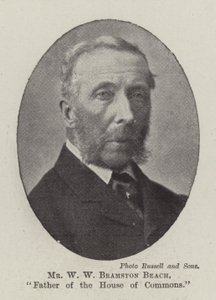 Sr. W. W. Bramston Beach, Padre de la Cámara de los Comunes de English Photographer
