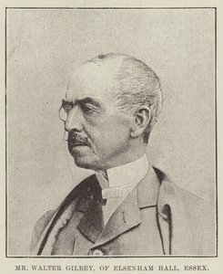 El Sr. Walter Gilbey, de Elsenham Hall, Essex de English Photographer