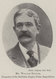 El Sr. William Ziegler, promotor de la expedición polar Baldwin-Ziegler de English Photographer