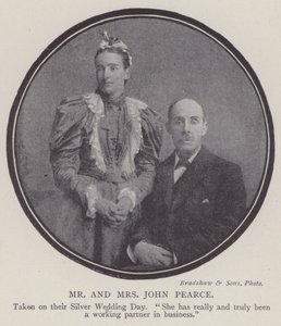 Sr. y Sra. John Pearce (foto b/n) de English Photographer