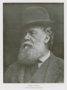 Myles Birket Foster, artista inglés (foto en b/n)