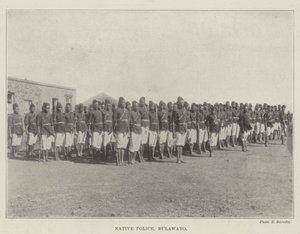 Policía nativa, Bulawayo de English Photographer