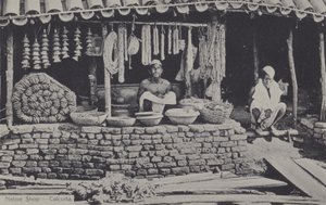 Tienda nativa, Calcuta, India de English Photographer