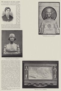 Nuevos asociados de la Royal Academy, Sr. George Glanfield Frampton de English Photographer