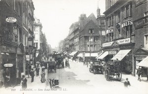 Calle New Bond en el West End de English Photographer