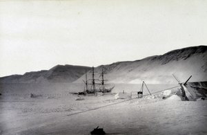 Polo Norte: Discovery bay, winter - en "Narrative of a voyage to the Polar See during 1875-76", G.S. Nares, ed., Londres. Londres