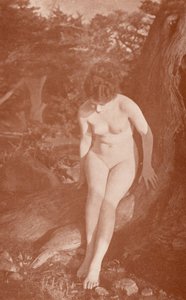 Arte nudista: Primavera (foto b/n)