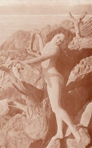 Arte nudista: La Sombra (foto b/n)