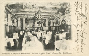 Restaurante Imperial de Oddenino, Londres de English Photographer
