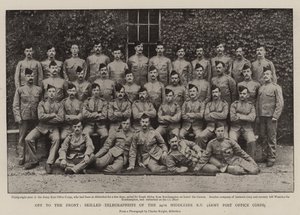 Al Frente, Telegrafistas Expertos del 24º Voluntarios de Fusileros de Middlesex, Cuerpo de la Oficina Postal del Ejército de English Photographer