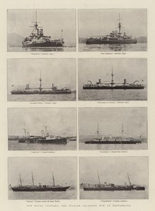 Nuestros visitantes navales, el escuadrón italiano ahora en Portsmouth