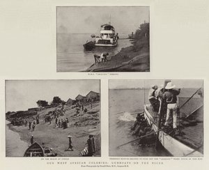 Nuestras colonias de África Occidental, cañoneras en el Níger de English Photographer