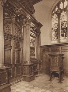 Oxford: Lincoln College, The Chapel Screen de English Photographer