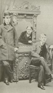 Estudiantes de Oxford, finales de la década de 1860 de English Photographer