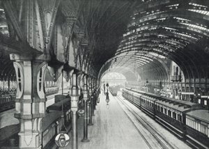 Estación de Paddington, vista general de las plataformas de English Photographer