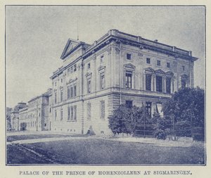 Palacio del príncipe de Hohenzollern en Sigmaringen de English Photographer
