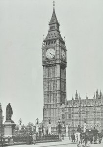 Parliament Square, Westminster LB: Big Ben, 1896 de English Photographer