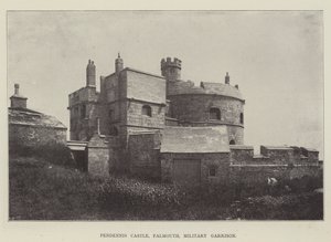 Castillo de Pendennis, Falmouth, guarnición militar de English Photographer