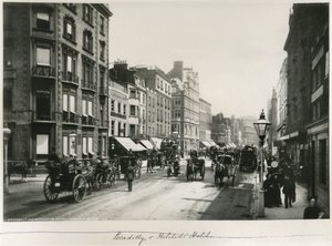 Piccadilly y el Hotel Hatchett, Londres, c.1887 (impresión de albúmina) de English Photographer